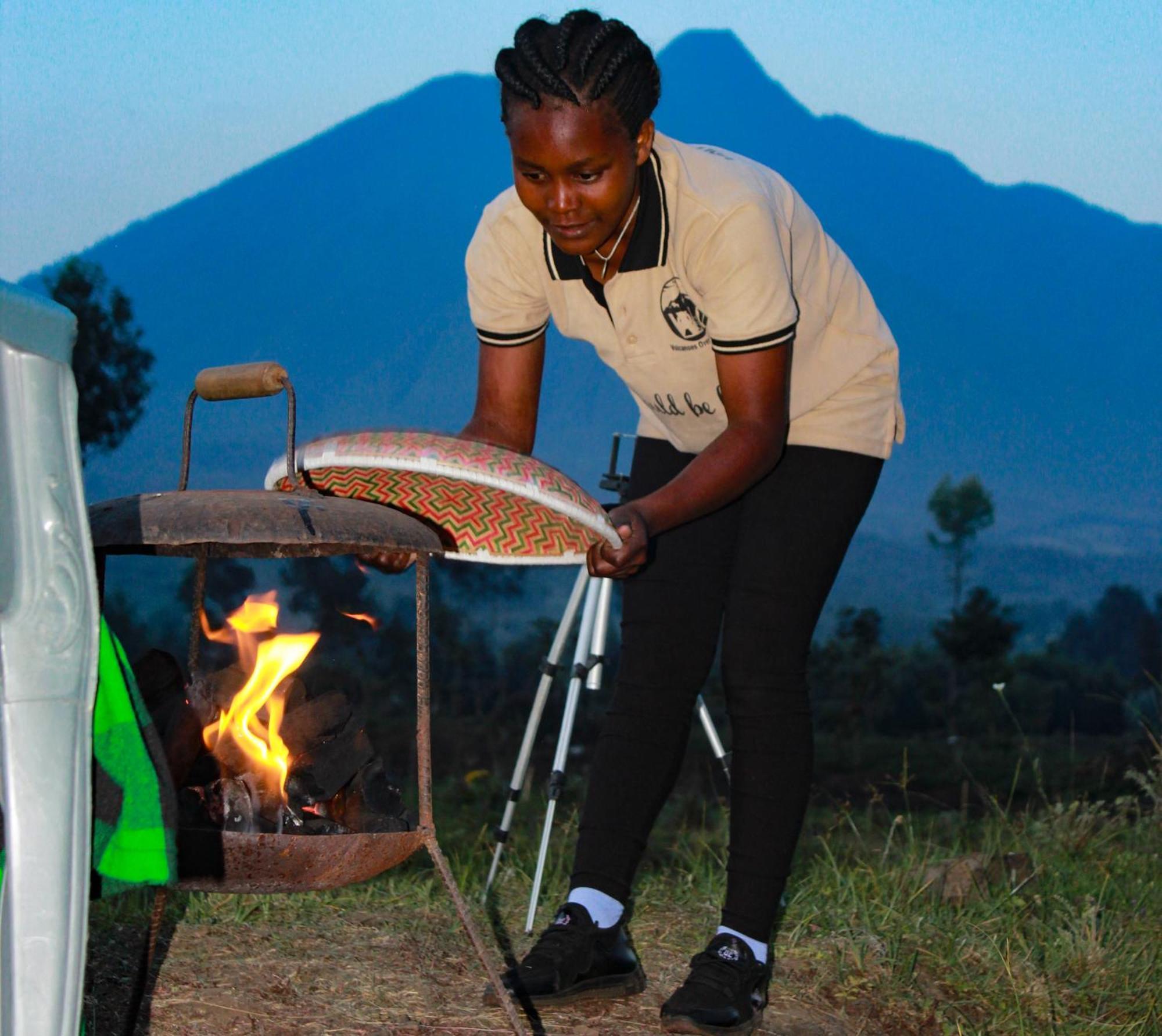 Under Volcanoes View Guest House Nyarugina Rom bilde